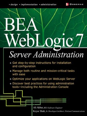 cover image of BEA WebLogic 7 Server Administration